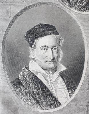 Johann Carl Friedrich Gauss, 30 April 1777 - 23 February 1855, was a German mathematician and physicist / Johann Carl Fr-stock-foto