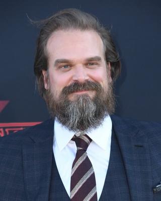 28 June 2019 - Santa Monica, California - David Harbour. Stranger Things 3 Los Angeles Premiere held at Santa Monica Hi-stock-foto