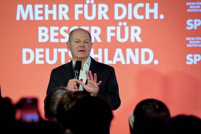 Bundestagswahlkampf 2025.-stock-foto
