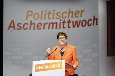 News Bilder des Tages DEU, Deutschland, Baden-W?rttemberg, Fellbach, 26.02.2020: Politischer Aschermittwoch der CDU in F-stock-photo