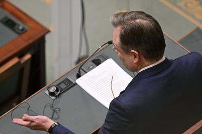Parliament : declaration of government by PM Bart De Wever-stock-foto