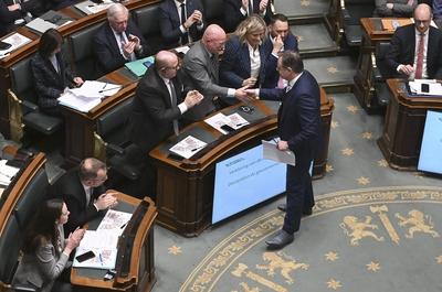 Parliament : declaration of government by PM Bart De Wever-stock-foto