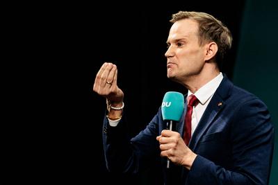 CDU Wahlkampftour 2025 Friedrich Merz vor Ort; 04.02.2025-stock-photo