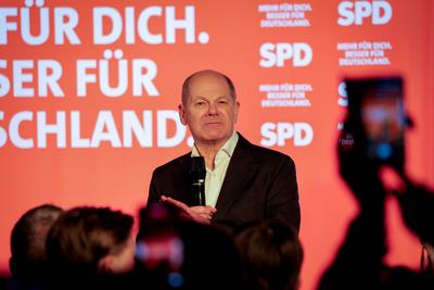 Bundestagswahlkampf 2025.-stock-foto
