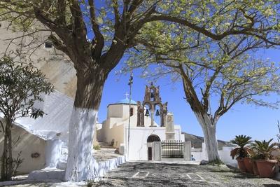 Pyrgos Santorin Thira Inselgruppe s?dliches ?g?isches Meer Kykladen Griechenland Europa PUBLI-stock-foto
