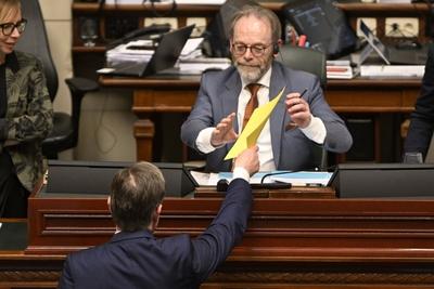 Parliament : declaration of government by PM Bart De Wever-stock-foto