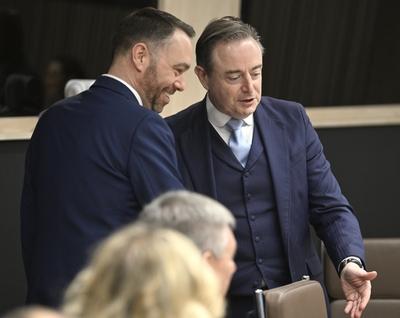First Council of Ministers of the De Wever government-stock-foto