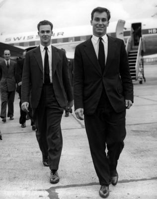 Shah Karim al Hussayni Born 13 December 1936 Prince Karim Aga Khan seen here as Aga Khan IV with-stock-foto