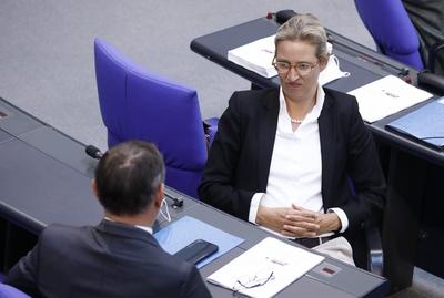News Bilder des Tages AfD Fraktionsvorsitzende Alice Weidel, Deutschland, Berlin, Reichstag, Fraktionen gedenken des ?b-stock-photo