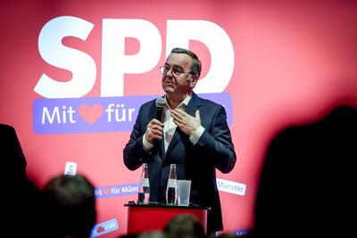 Bundestagswahlkampf 2025.-stock-foto