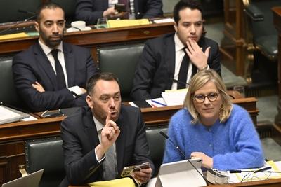 Declaration of government by PM Bart De Dewer (Day 2)-stock-foto