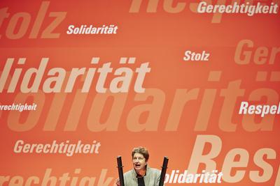 21st Ordinary Trade Union Congress of the IG BAU in Berlin. Berlin, Germany. 9th September, 2013. Annelie Buntenbach at-stock-foto