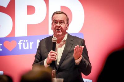 Bundestagswahlkampf 2025.-stock-foto