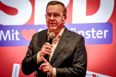 Bundestagswahlkampf 2025.-stock-foto