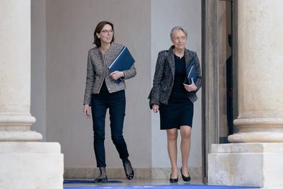 Weekly cabinet meeting at the Elysee palace-stock-foto