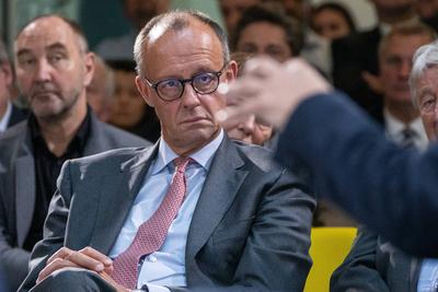 News Bilder des Tages CDU-Netzwerk Nationale Sicherheit Auftaktveranstaltung im Konrad-Adenauer-Haus Friedrich Merz, Par-stock-foto