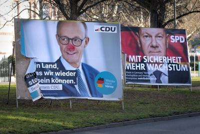 Wahlkampf - Bundestagswahl 2025-stock-foto