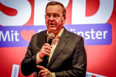 Bundestagswahlkampf 2025.-stock-foto