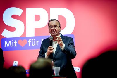 Bundestagswahlkampf 2025.-stock-foto