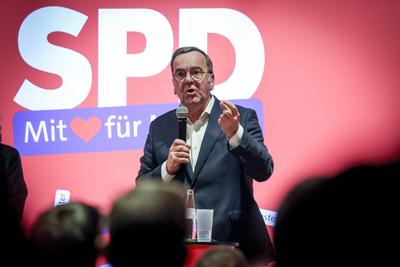 Bundestagswahlkampf 2025.-stock-foto