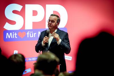 Bundestagswahlkampf 2025.-stock-foto
