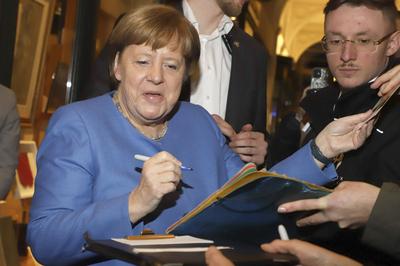 Angela Merkel-stock-foto