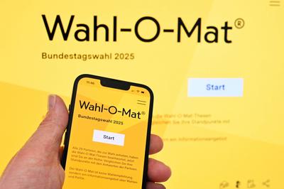 Wahl-O-Mat zur Bundestagswahl gestartet-stock-foto