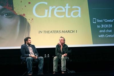 PHILADELPHIA PA FEBRUARY 21 Pictured is Greta Post screening Q&A with writer director Neil Jord-stock-foto