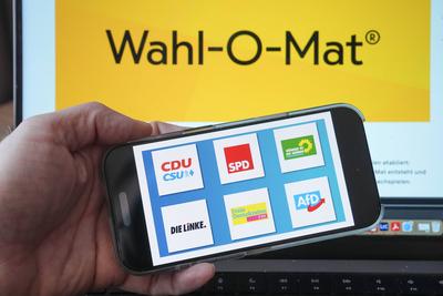 Symbolbild und Themenbild Wahl-o-Mat Bundestagswahl 2025-stock-photo