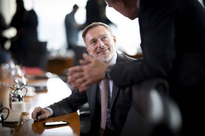 Christian Lindner, cabinet meeting DEU, Deutschland, Germany, Berlin, 18.09.2024 Christian Lindner , Bundesfinanzministe-stock-foto