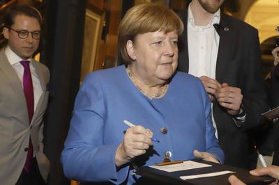 Angela Merkel-stock-foto