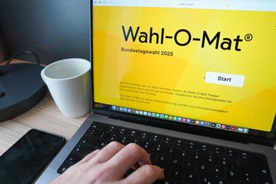 Symbolbild und Themenbild Wahl-o-Mat Bundestagswahl 2025-stock-photo