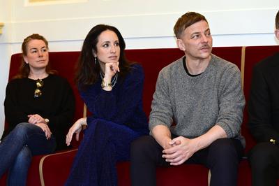 Stephanie Stumph, Tom Wlaschiha-stock-foto
