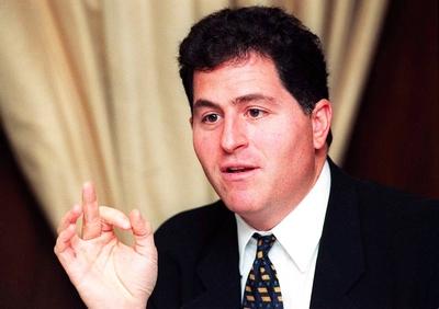 Bildnummer: 51117140  Datum: 12.02.2005  Copyright: imago/NewscastMichael Dell (USA/Gr?nder, CEO und President Dell Inc.) in London - PUBLICATIONxNOTxINxUK, Personen , kurios; 2005, London, Computerindustrie, Chief Executive Officer, , , Manager , Unternehmensf?hrung , Unternehmer , , Gestik,  genau, pr?zise; , quer, Kbdig, Industrie, Wirtschaft, England, Randbild, People / Portr?t; Aufnahmedatum gesch?tzt-stock-photo