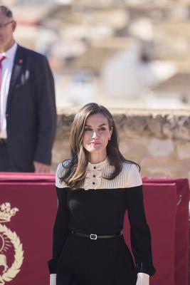 Spanish Royals visits Caravaca de la Cruz-stock-foto