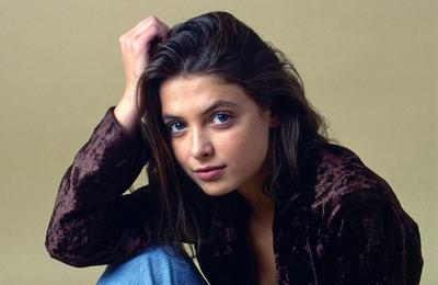 Julia Brendler, deutsche Schauspielerin, bei einem Fotoshooting im Studio, Deutschland 1995. Deutschland Copyright: xUni-stock-foto