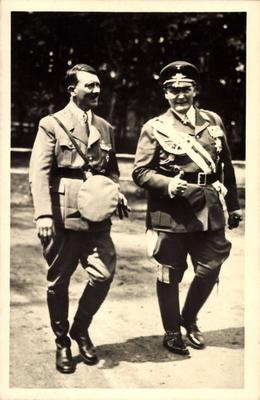 Adolf Hitler und Hermann G?ring F?hrer Oberbefehlshaber der Luftwaffe-stock-photo