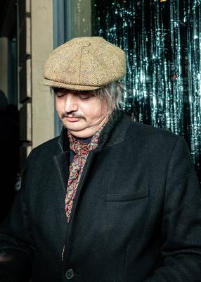 Vernissage zur Ausstellung 'Felt Better Alive' von Pete Doherty in der Janinebeangallery Berlin, am 06.02.2025-stock-foto