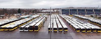 BVG Warnstreik-stock-foto