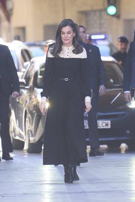 Spanish Royals visits Caravaca de la Cruz-stock-foto