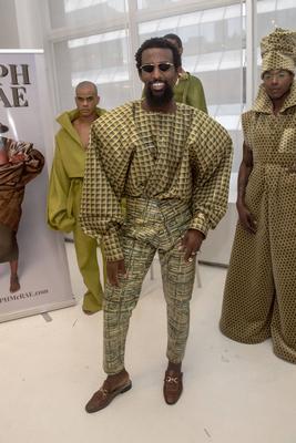 New york men's day - joseph mcrae - presentation - february 2025 new york fashion week-stock-photo