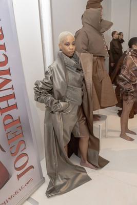 New york men's day - joseph mcrae - presentation - february 2025 new york fashion week-stock-photo