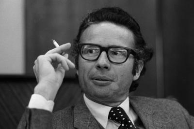 Literaturkritiker Fritz J. Raddatz (GER/Feuilleton -Die Zeit-)-stock-foto