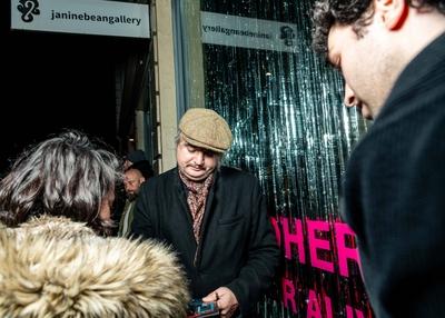 Vernissage zur Ausstellung 'Felt Better Alive' von Pete Doherty in der Janinebeangallery Berlin, am 06.02.2025-stock-foto