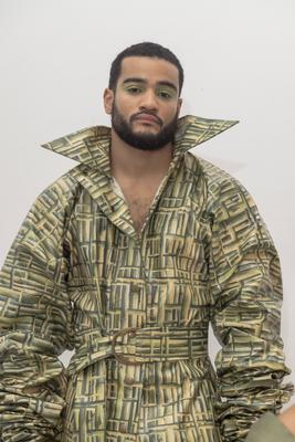 New york men's day - joseph mcrae - presentation - february 2025 new york fashion week-stock-photo