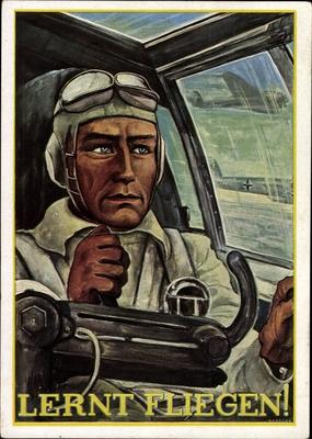 NS Fliegerkorps, Lernt Fliegen, Luftwaffe, Milit?rpilot, II. WK *** NS Fliegerkorps, Learns to fly, Luftwaffe, Military-stock-foto