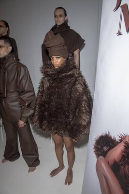 New york men's day - joseph mcrae - presentation - february 2025 new york fashion week-stock-photo