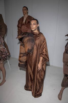 New york men's day - joseph mcrae - presentation - february 2025 new york fashion week-stock-photo