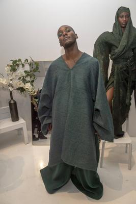 New york men's day - joseph mcrae - presentation - february 2025 new york fashion week-stock-photo