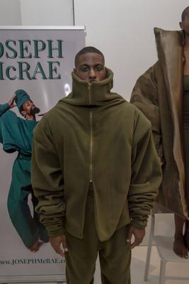 New york men's day - joseph mcrae - presentation - february 2025 new york fashion week-stock-photo